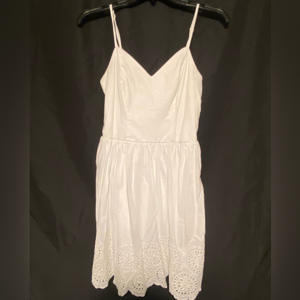White Small Casual White Dress